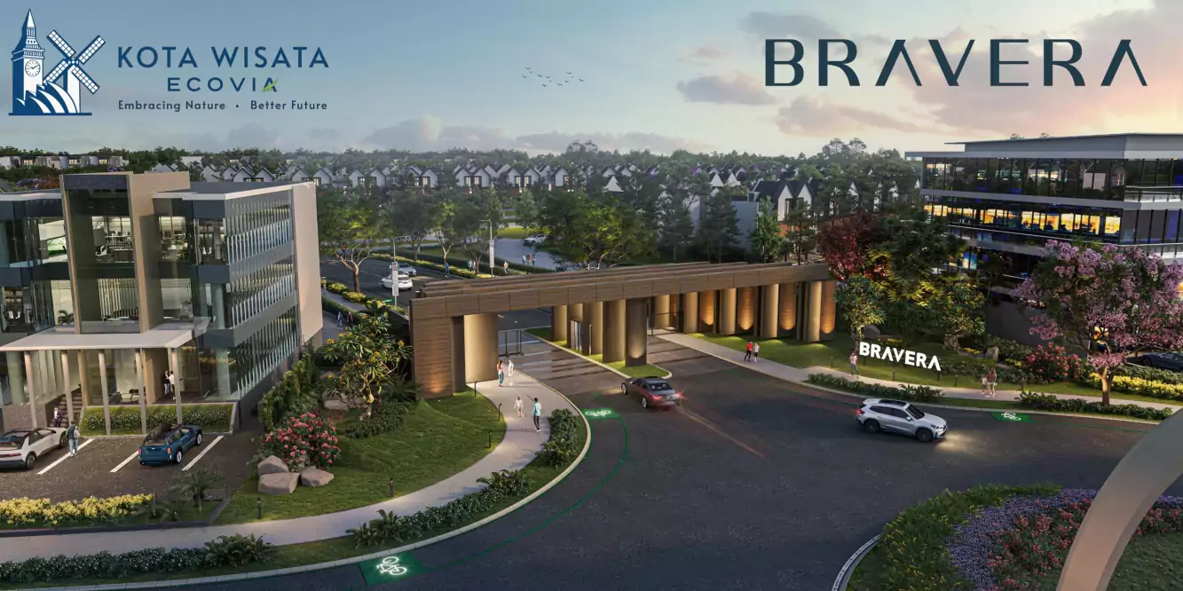 bravera_kota_wisata_ecovia Ilustrasi Kawasan Bravera di Kota Wisata Ecovia